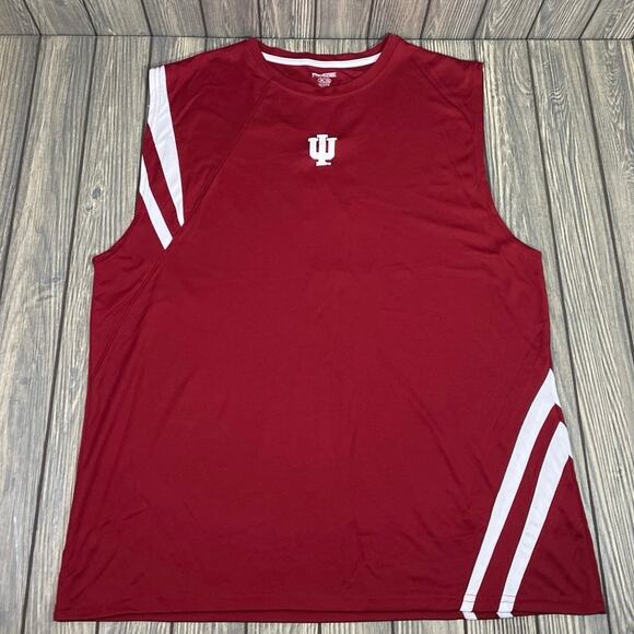 IU Indiana Hoosier ProEdge Men Sleeveless Athletic Shirt Gym Workout Sz 2XL - Picture 1 of 5